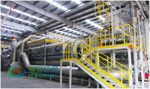 z6com·尊龙环保巴西废轮胎热裂解项目运行现场